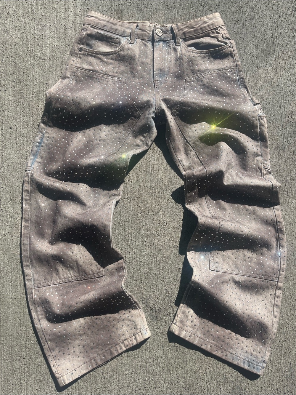 PC Rhinestone jeans “galaxy”collection - Picture 9 of 12